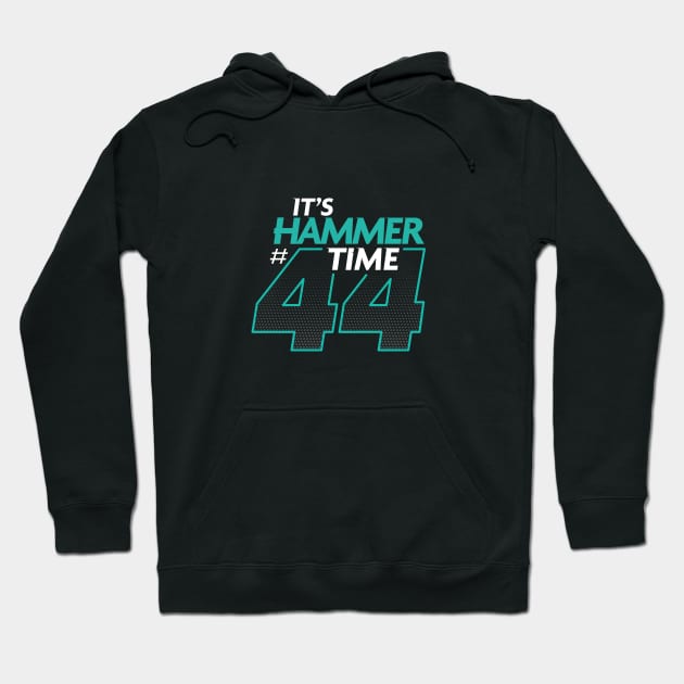 Its Hammer Time 44 - Blue Design Hoodie by Hotshots